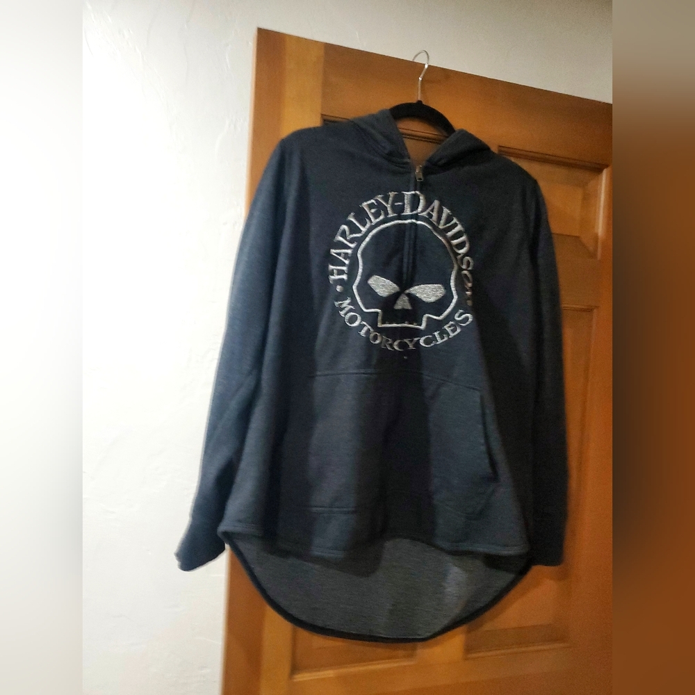Harley-Davidson Dark Gray Skull Hoodie